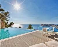 Mediterraner Luxus in PUERTO ANDRAT.. Infinity – Pool, spektakulärer Meerblick, und zeitloser Eleganz – willkommen einer der exklusivsten Lagen Mallorcas.
