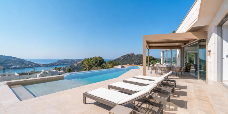 Buy a Luxury Villa in Port Andratx – Modern Sea View Property with Infinity Pool